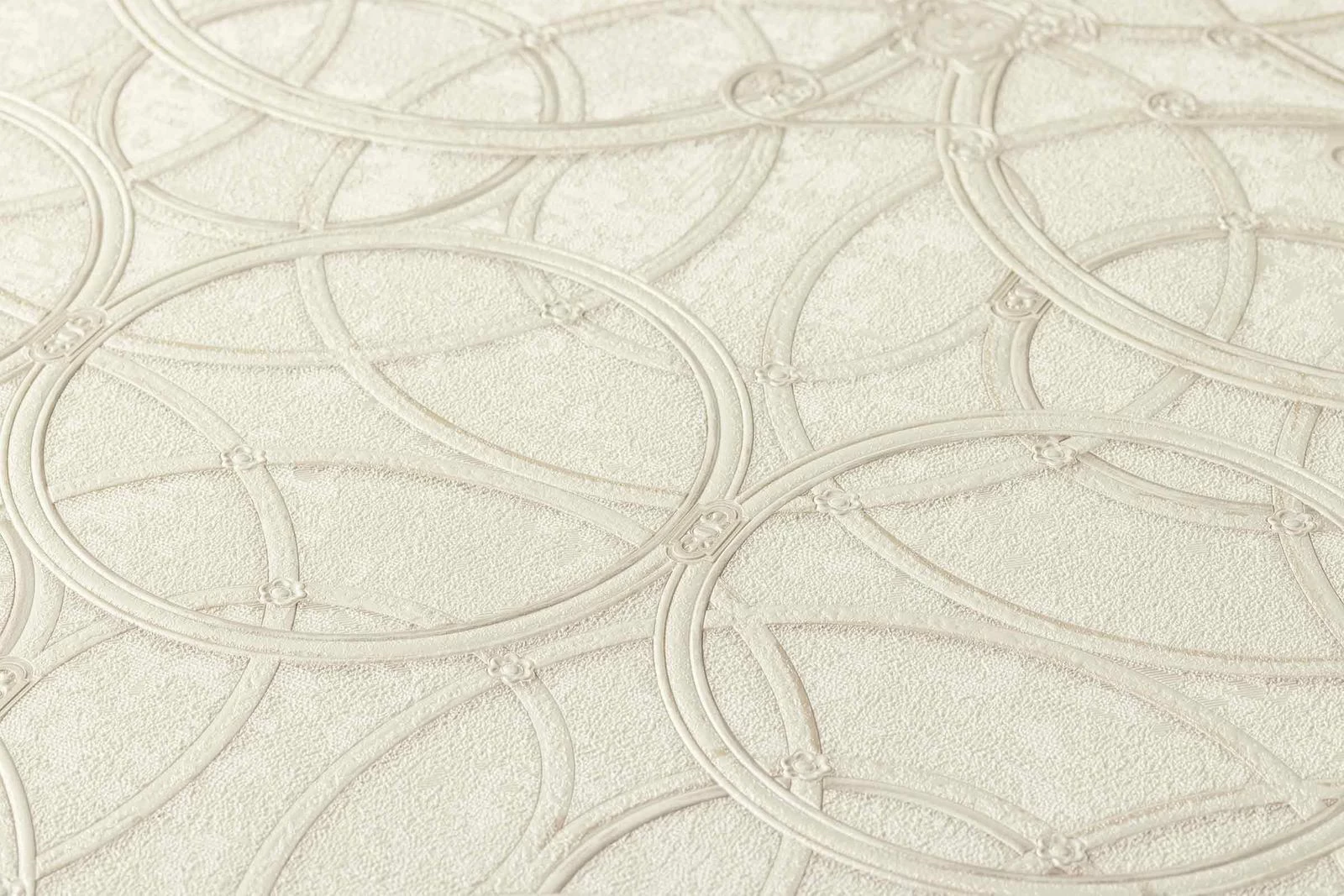 Versace Home Tapete Medusa Creme Weiß Metallic 370493 4 Versace Home Tapete Medusa Creme Weiß Metallic 370493 – Bild 2