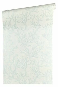 Versace Home Tapete Korallen Blau Weiß Glanz 34497-2 -Orex Verkäufe Versace Home Tapete Korallen blau weiss Glanz 3449
