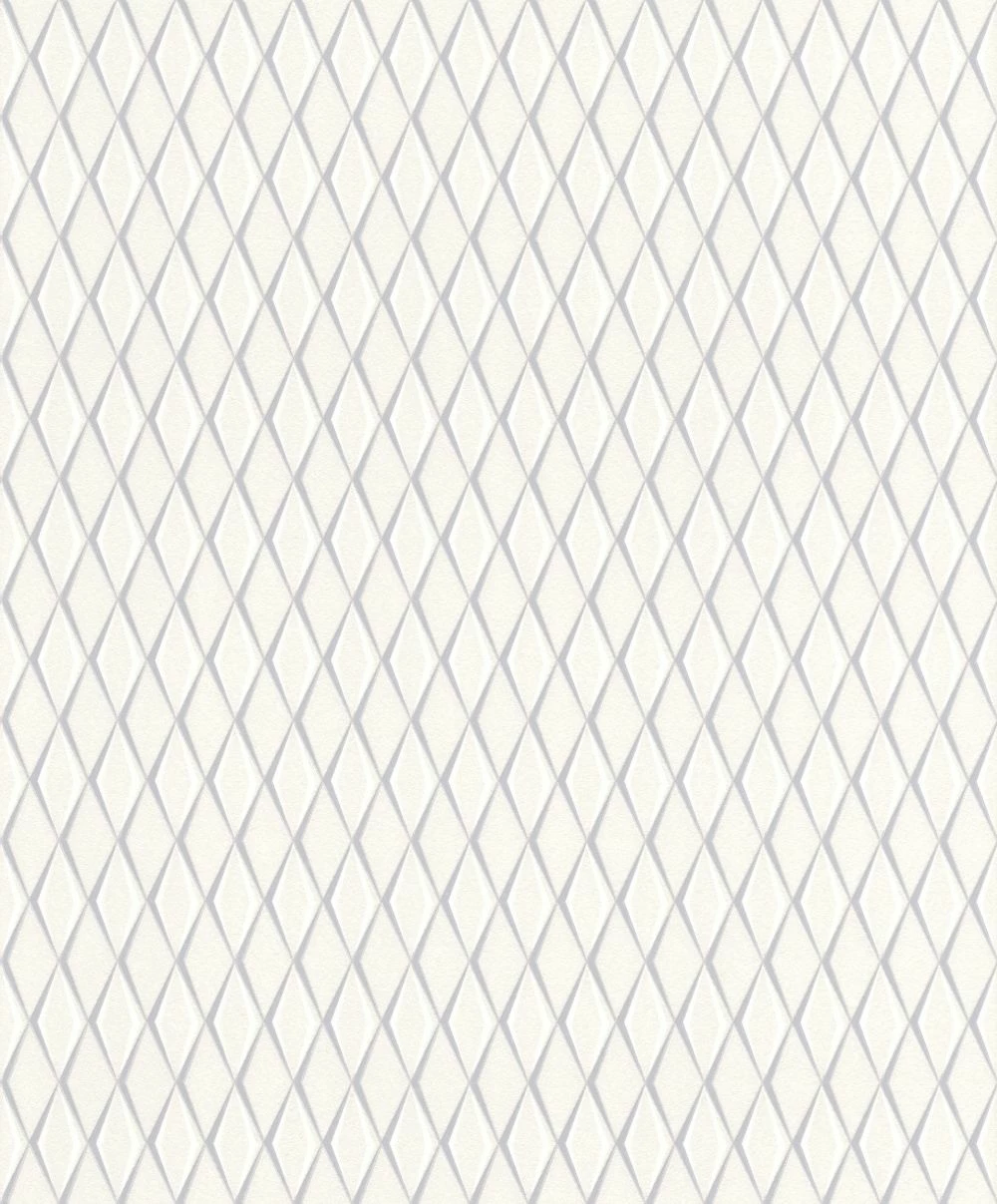 Vlies Tapete Rauten 3D Grau Metallic Rasch Cato 800760 3 Vlies Tapete Rauten 3D Grau Metallic Rasch Cato 800760