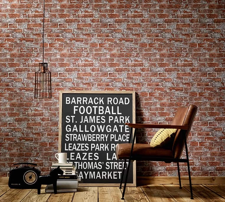 Vlies Tapete Stein-Optik Steinwand 3D Rotbraun 6318-06 4 Vlies Tapete Stein-Optik Steinwand 3D Rotbraun 6318-06 – Bild 2