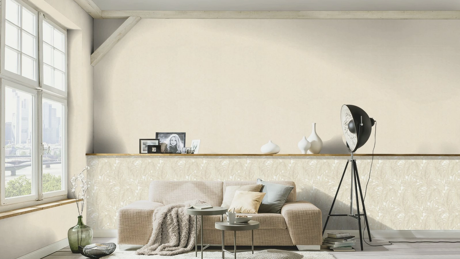 Vlies Tapete Struktur Uni Design Beige Erismann 5415-14 6 Vlies Tapete Struktur Uni Design Beige Erismann 5415-14 – Bild 4