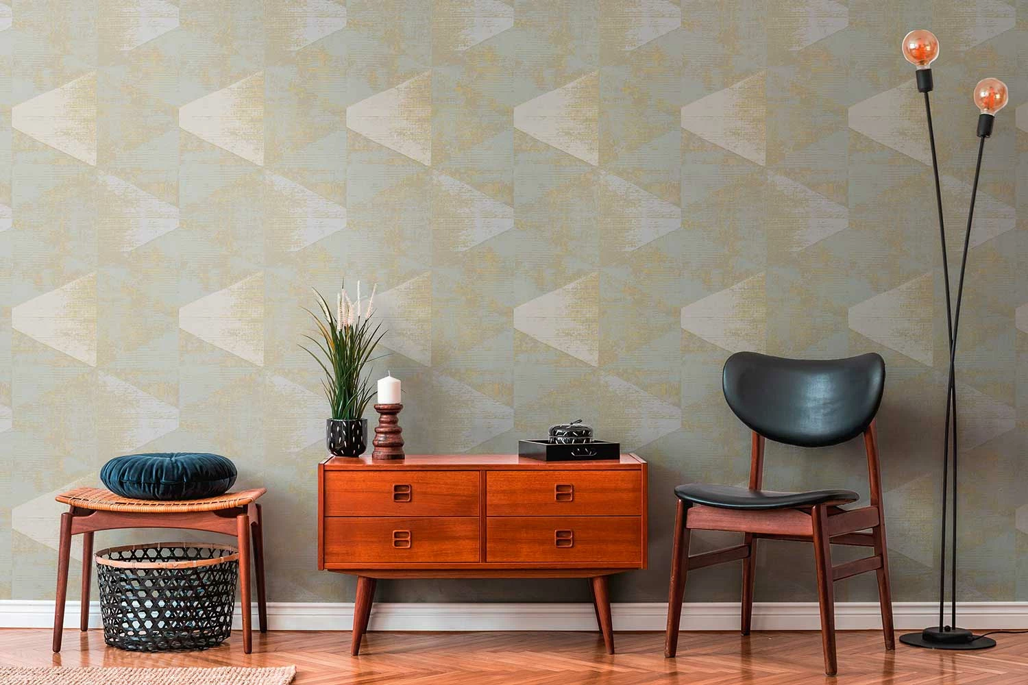 Tapete Vlies Blau Gold Dreieck Vintage 383531 AS Geo Effect 8 Tapete Vlies Blau Gold Dreieck Vintage 383531 AS Geo Effect – Bild 6