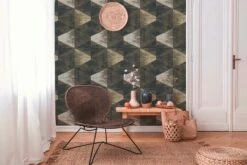 Tapete Vlies Schwarz Weiss Dreieck Vintage 383532 -Orex Verkäufe Vliestapete AS Creation Schwarz Weiss Dreiecke 383532 63212977 4