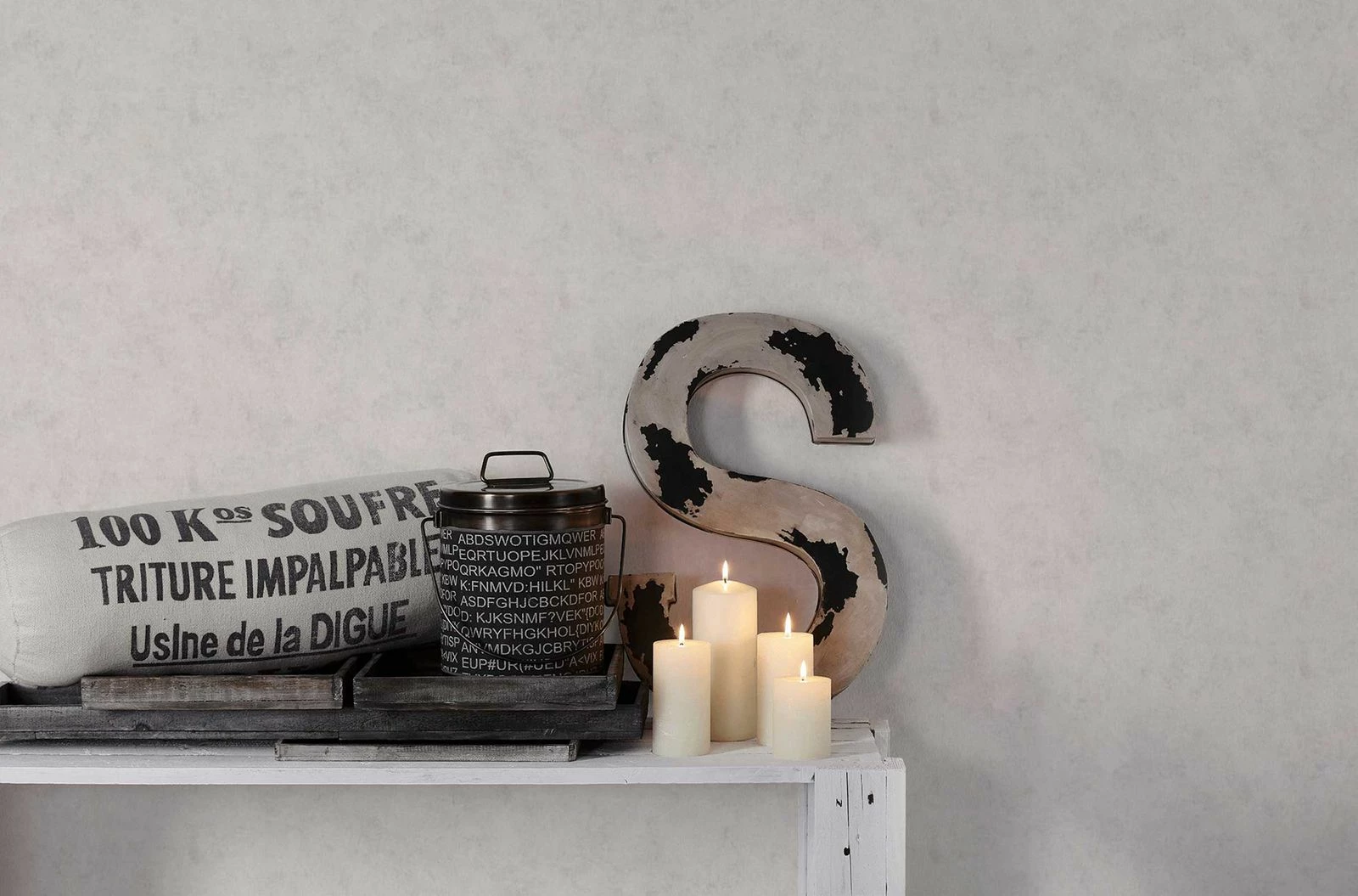 Vliestapete Beton Vintage Weißgrau Glanz 36924-5 5 Vliestapete Beton Vintage Weißgrau Glanz 36924-5 – Bild 3