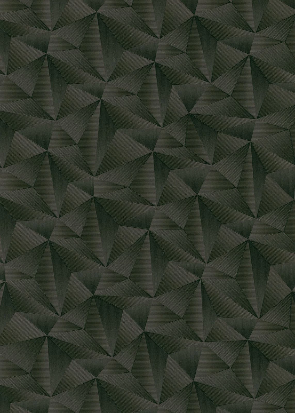 Vliestapete Dreiecke 3D Erismann 10106-15 Anthrazit 8 Vliestapete Dreiecke 3D Erismann 10106-15 Anthrazit – Bild 6