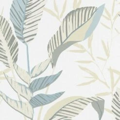 Vliestapete Elle Blattmuster Weiß Grün Beige 10332-07 -Orex Verkäufe Vliestapete Elle Blaetter Weiss Gruen Beige 10332 07 63216402