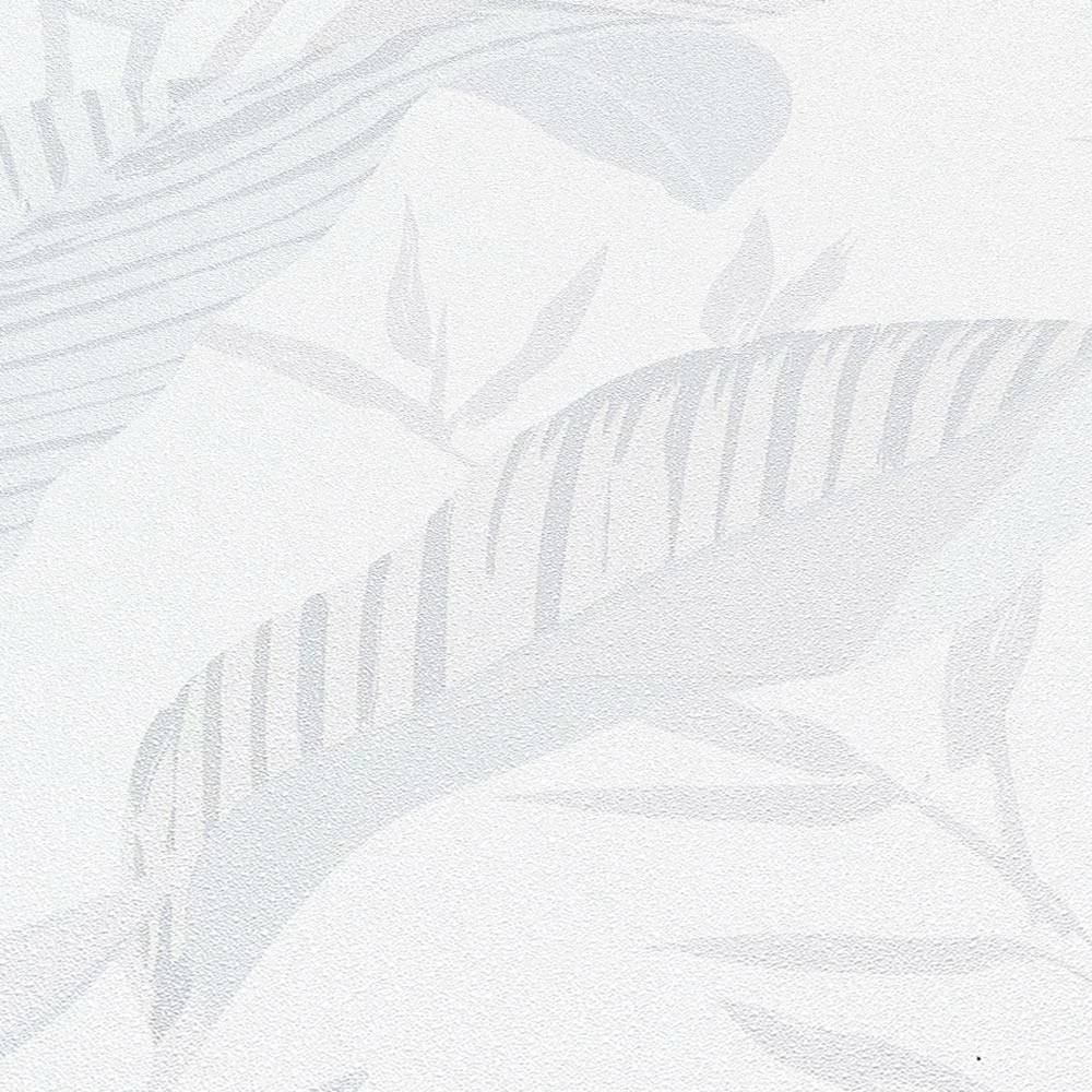 Vliestapete Elle Blattmuster Weiß Hellgrau 10332-01 4 Vliestapete Elle Blattmuster Weiß Hellgrau 10332-01 – Bild 2