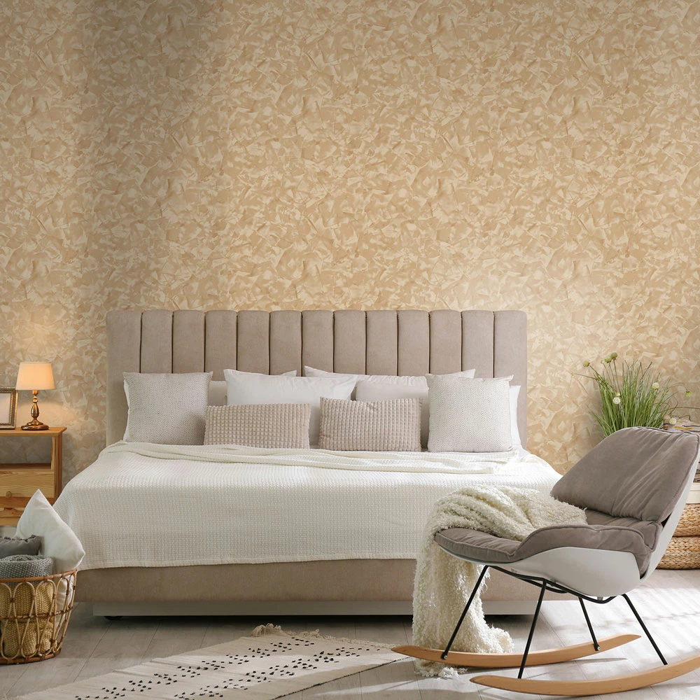 Vliestapete Elle 3D-Effekt Uni Gold Metallic 10329-30 3 Vliestapete Elle 3D-Effekt Uni Gold Metallic 10329-30