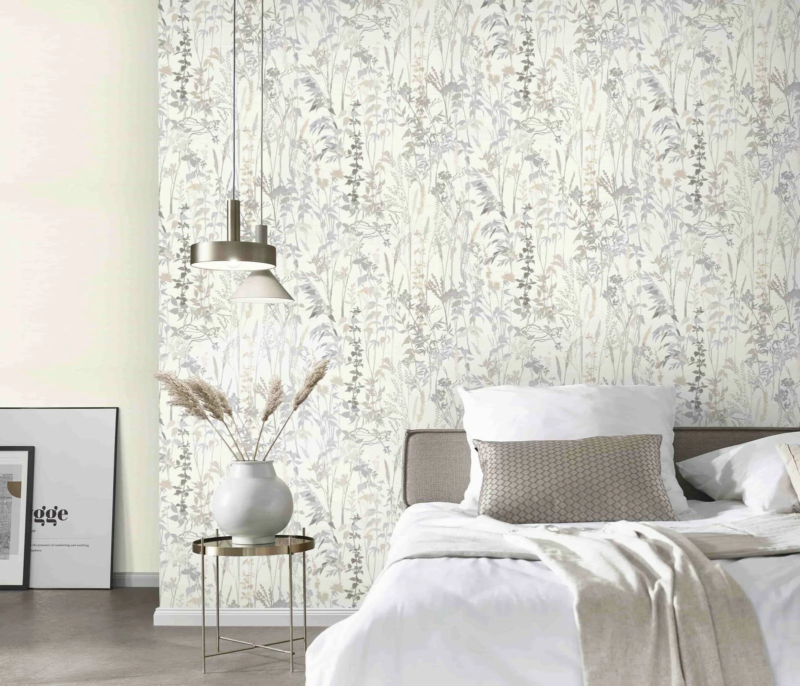 Vliestapete Äste Weiß Grau Erismann 10258-14 3 Vliestapete Äste Weiß Grau Erismann 10258-14