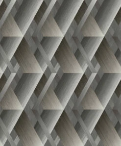 Design Grafik Tapete GranDeco WL2601 Beige Grau