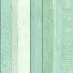 Vliestapete Holzplanken Pop Grün Weiß Jungle Fever 138983