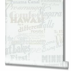 Vliestapete Ivy Schrift Weiß Beige 82326 Novamur -Orex Verkäufe Vliestapete Ivy Schrift Weiss Beige 82326 Novamur 63213365 2