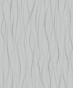 Vliestapete Ivy Wellen Grau 82320 Novamur