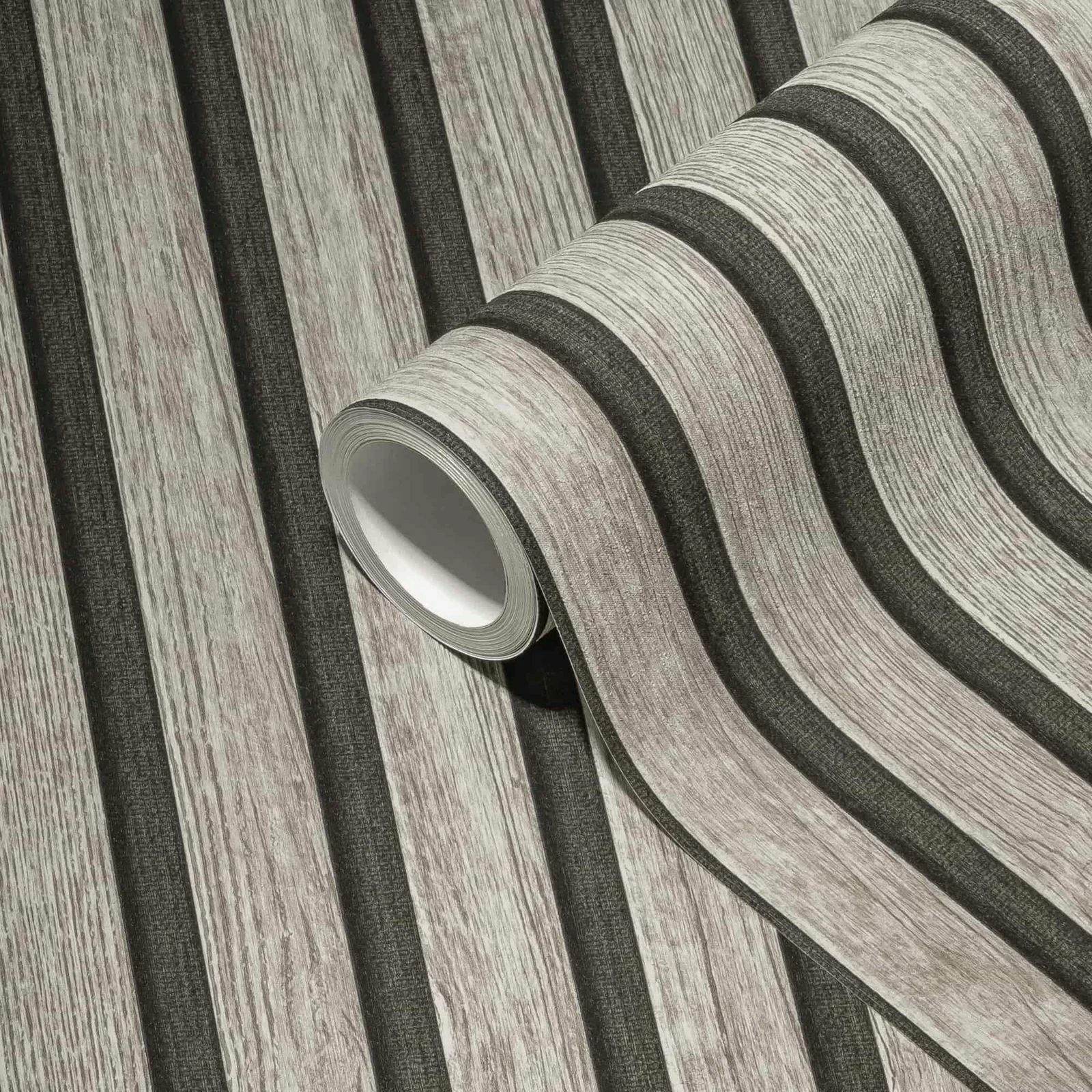 AS Creation Vliestapete 39109-2 Grau Schwarz Holz Paneele 4 AS Creation Vliestapete 39109-2 Grau Schwarz Holz Paneele – Bild 2