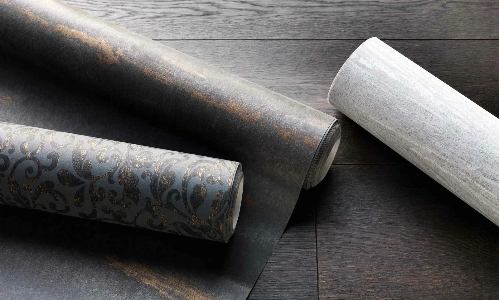 Vliestapete Ornament Anthrazit Kupfer Metallic 296166 6 Vliestapete Ornament Anthrazit Kupfer Metallic 296166 – Bild 4