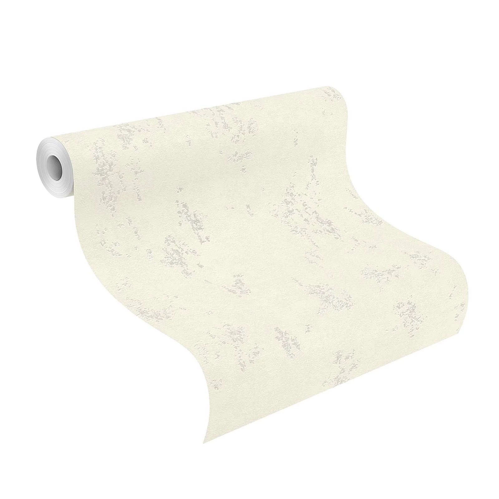 Rasch Vliestapete Weiß Silber Uni Vintage 315707 5 Rasch Vliestapete Weiß Silber Uni Vintage 315707 – Bild 3