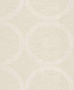 Tapete Vlies Kreise Beige Metallic Rasch Textil 228150
