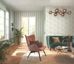 Vliestapete Rasch Weiß Grün Streifen 652123 -Orex Verkäufe Vliestapete Rasch Weiss Gruen Streifen 652123 63212263 3