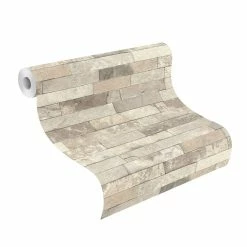 Tapete Vlies Stein-Optik Ziegelstein 3D Beige Rasch 475159 -Orex Verkäufe Vliestapete Rasch Ziegelstein 3D beige creme 475 2