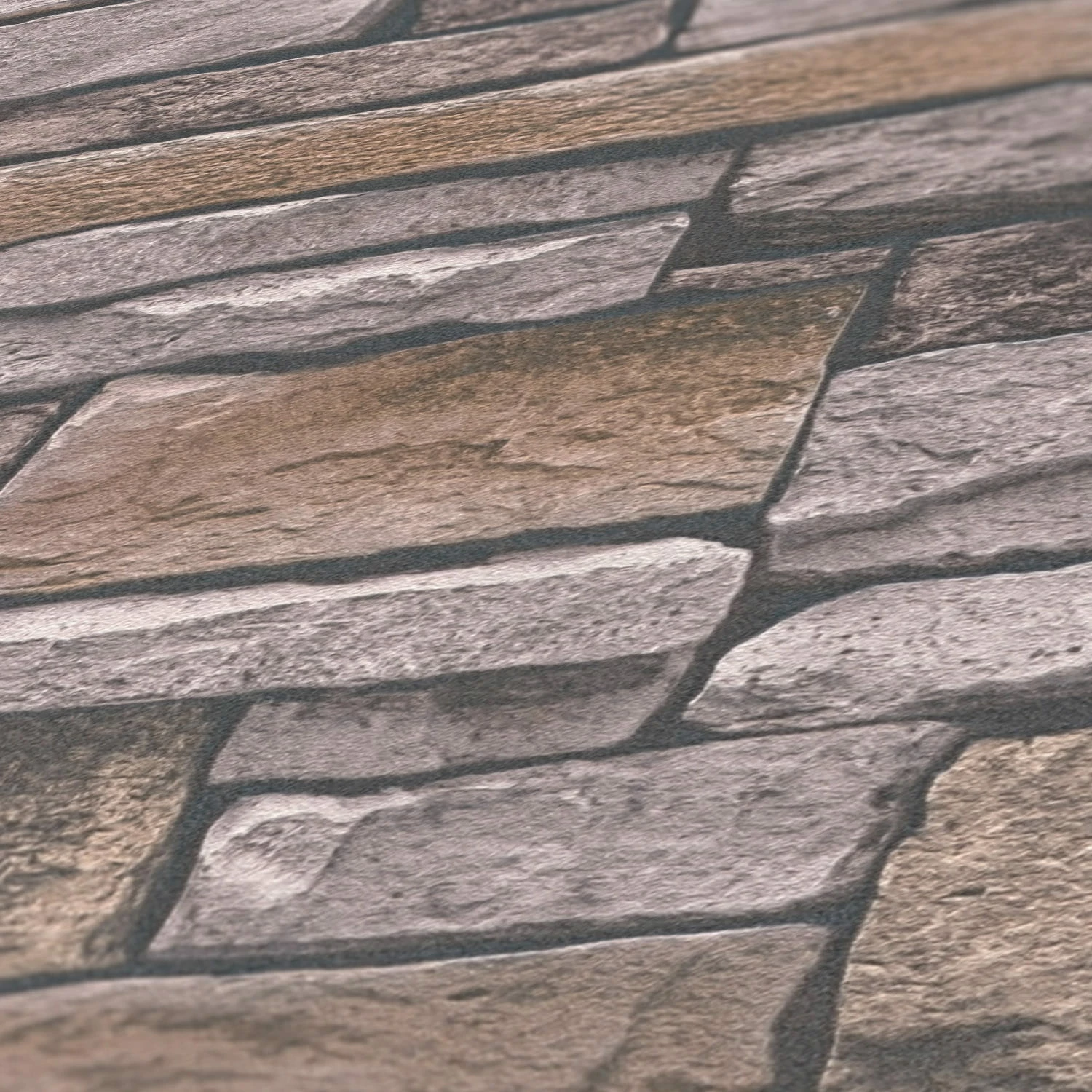 Vliestapete Steinwand 3D-Optik Grau Braun 38813-3 Terra 3 Vliestapete Steinwand 3D-Optik Grau Braun 38813-3 Terra