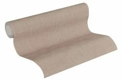 Vliestapete Uni Textil-Optik Graubraun 36922-5 -Orex Verkäufe Vliestapete Textil Optik braun 36922 5 191337 1