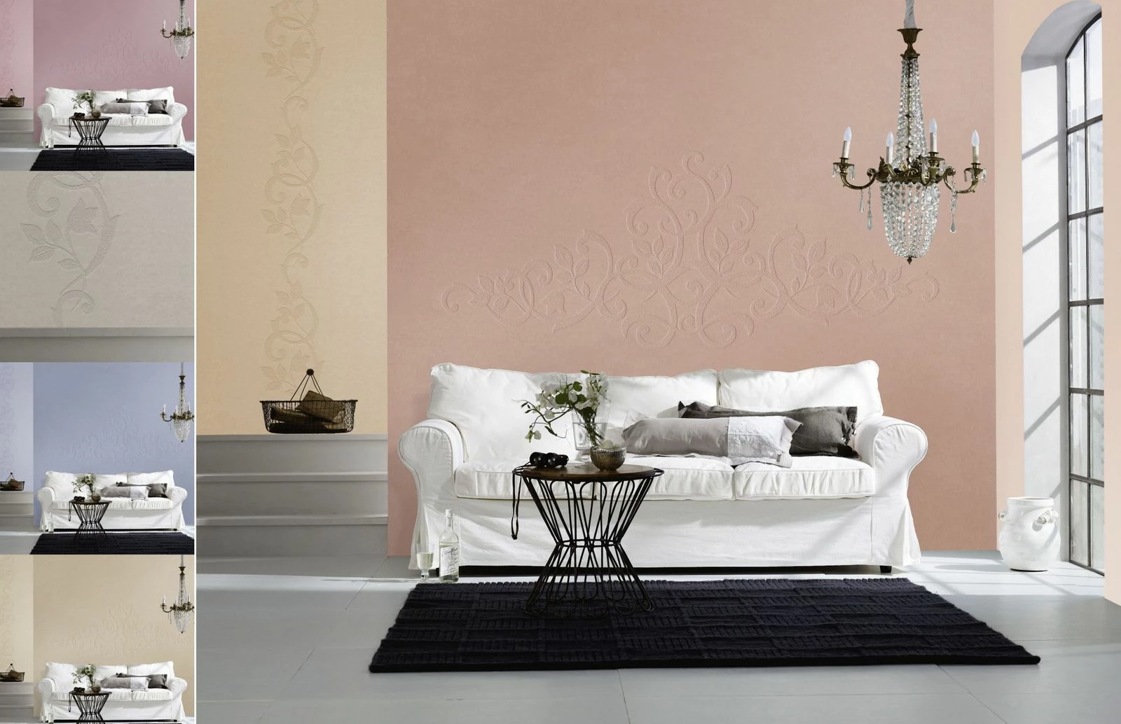 Vliestapete überstreichbar Blumen Weiß Patent Decor 3D 9428 4 Vliestapete überstreichbar Blumen Weiß Patent Decor 3D 9428 – Bild 2