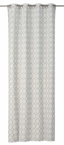 Ösenschal Alhambra Blickdicht Waben Offwhite-grau 199227